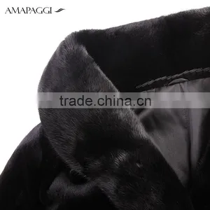 2015 Long Winter Real Mink Fur Womens' Coat for Sale thumbnail-4