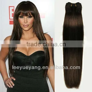 Silky Straight Clip in Hair Extensions for African American thumbnail-1