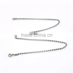 New Trendy Stainless Steel Mesh Chain Necklace for Men thumbnail-3