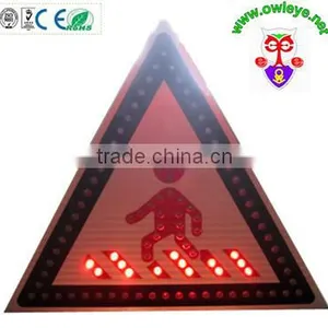 Solar Road Work Ahead Signage, Automatically Lighting Traffic Signs for Road Construction thumbnail-3