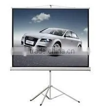 Hot Sale and Best Price 50"-200" Matte White Portable Tripod Projector Screen/outdoor Projector Screen thumbnail-2