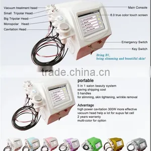 New 5 in 1 Weight Loss Portable Slimming Cavitation Machine thumbnail-3