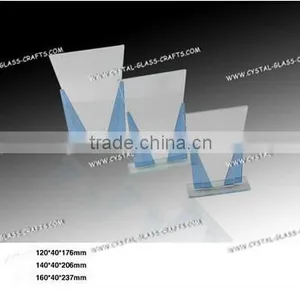 High Quality Crystal Glass Trophy For Business Gifts As Glass Trophy Award thumbnail-1