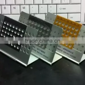 Wholesale Colorful Middle Size Metal Calendar/Desktop Metal Color Calendar thumbnail-1