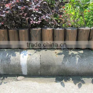 Eco-friendly Carbonized Colored Wood Edging for Garden Decoration thumbnail-1