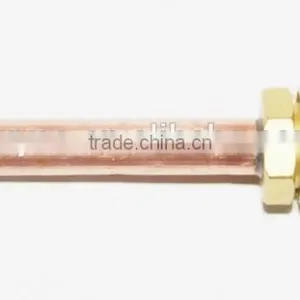 1/4 Inch Refrigeration Charging Valve, Copper Access Valve, Pin Valve thumbnail-1