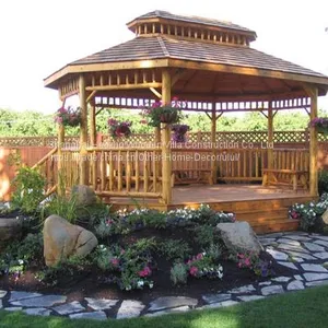 Modern Outdoor Garden Pavilion Gazebos thumbnail-4