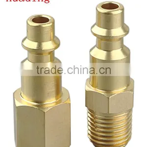 USA-type Quick Connector,brass Quick Connector,pneumatic Parts ,usa Type Quick Coupler ,1/4" 3/8"NPT Female Thread thumbnail-1