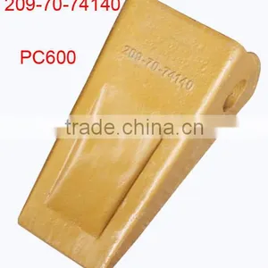 209-70-74140 Bucket Teeth PC600 Excavator Bucket Teeth thumbnail-1