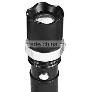 Rechargeable Zoomable XPE Aluminum Alloy Water-resistant LED Flashlight Tactical Torch Portable Lantern for Cyclign Camping thumbnail-4