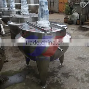 300L Steam Heating Jacketed Kettle Cooking Kettle thumbnail-4