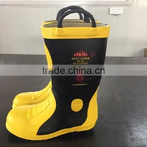 Firefighter's Body Protective Equipment Fire Rescue High Temperature Resistant Boots for Sale thumbnail-3