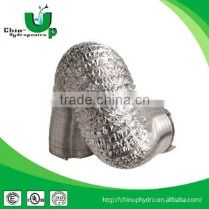 Hydroponics Aluminium Grow Room Ventilation Air Duct/ Flexible Insulated Duct/ 4 Inch Ventilation Duct thumbnail-2
