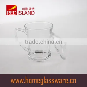 Anchor Hocking 923 Set of Cafe Glass Cappuccino Tea Coffee Latte Mugs Cups thumbnail-3