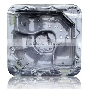 CE ISO Shenzhen Balboa Lucite Acrylic Shell Wholesale Massage Fiberglass Shell Outdoor Spa Hot Tub thumbnail-1