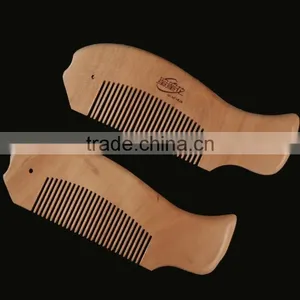 100%Nature Fish Shape Wooden Combs 13.2*4.5 thumbnail-1