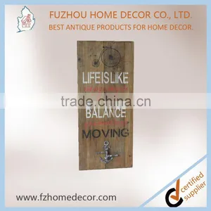 Beautiful Wooden Sign With Colorful Letter Printin for Home Decoration thumbnail-6