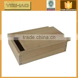 Custom Wood Box Sliding Lid,unfinished Wood Box With Sliding Lid thumbnail-1
