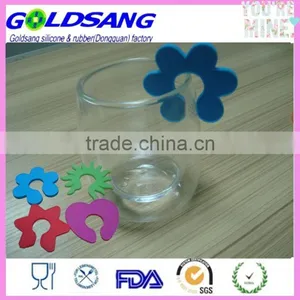 NEW Wine Glass Colorful Silicone Clips thumbnail-6