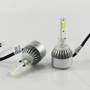 Car Accessories C6 880 881 H27 Cob 30W/Bulb(60W/Set) 6400lm/set(3200lm/b LED COB H7 LED Headlight Bulbs Hi/Lo thumbnail-1