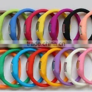 Silicone Wristband Watch or Silicone Bracelet Watch thumbnail-1