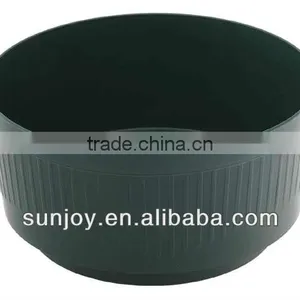 Green Plastic Bulb Bowl thumbnail-1