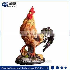Life Like Rooster Chicken Statue Resin Cock Animal Garden Sculpture thumbnail-1
