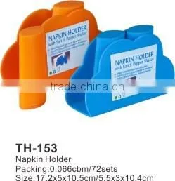 High Selling Plastic Napkin Holder With Salt Pepper thumbnail-1