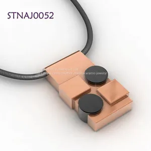Stainless Steel Pendant Necklace , Steel Necklace Pendant thumbnail-1