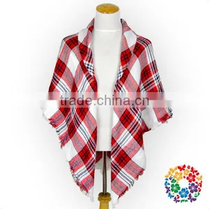 Oversize Ladies Clothes Top Plaid Patterns Shawl Wrap Scarfs Pashmina Cashmere thumbnail-2