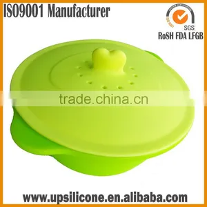 2015 New Heat Resistant Silicone Baby Feeding Bowl for Training thumbnail-1