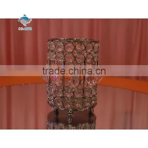 Good Quality Home Decoration Bling Pendant Crystal Table Candelabra thumbnail-1