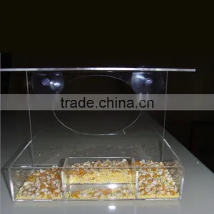 Plexiglass Pmma Opening Window Bird Feeder thumbnail-1