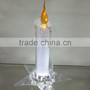 Acrylic Artificial Decoration LED Flameless Party Candle Light thumbnail-4