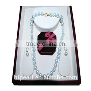 11-12mm White South Sea Pearl Bridal Jewelry Set thumbnail-1
