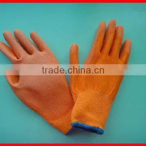 Colorful Polyester pu Glove thumbnail-1