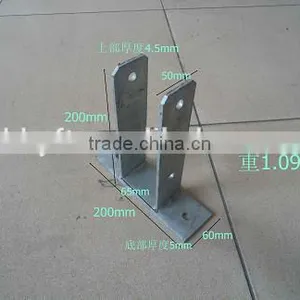 76mm Steel Concrete H-type Post Support on Sale thumbnail-3