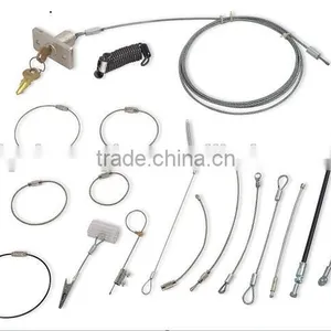 Safety Cable With Two Hooks/Safety Lock Cable in OEM/Custom Steel Wire Cable thumbnail-3