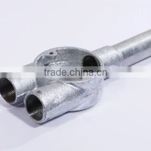 20mm and 25mm GI Junction Box 1Way With Lid Cover and Screw thumbnail-2