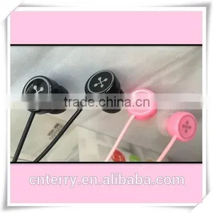2014 Hottest Selling Colorful Fastener Stereo Earphones thumbnail-1