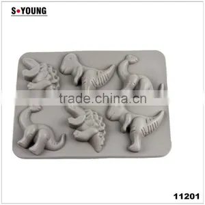 11201 Silicone Dinosaur Shaped Cake Mold thumbnail-1