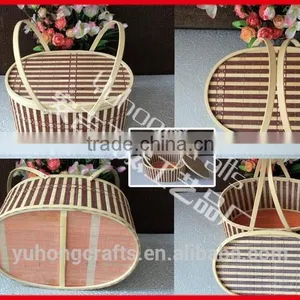 Natural and Environmental Bamboo Basket thumbnail-1
