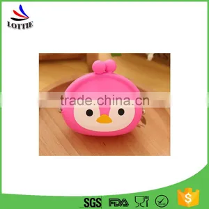 2016 Hot Sale New Design Children Gifts Colorful Silicone Purse Wallet With Custom Made Printing LOGO thumbnail-3
