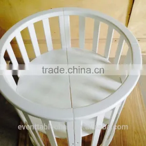 Best Selling Classic Wood Round Baby Crib thumbnail-2