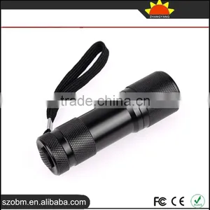 2016 Lastest OEM Aluminum Alloy 9 LED UV LED Flashlight Torch thumbnail-2