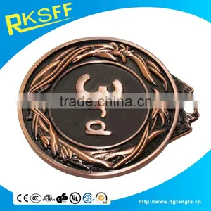 Custom Medal High Quality Zinc Alloy 3 RD Letter Label Medal thumbnail-1