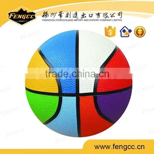 Rubber Ball Rubber Basketball in Size 7 With Cutom Print thumbnail-4