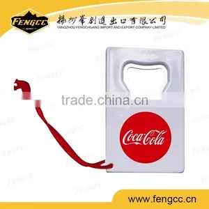 Promotion Customized Plastic Suqare Shaped Bottle Opener for Beer Bottle thumbnail-3