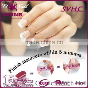 New Air Nail Art French Nail Tips With Glue Colorful thumbnail-6