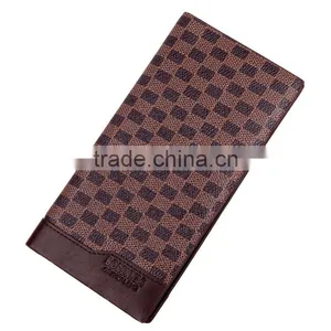 Latticed Leather Wallet for Men thumbnail-2